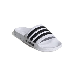 adidas Badeschuhe Adilette Shower 3-Streifen weiss/schwarz Herren